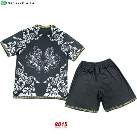 Maillot De Foot Spécial Maillot Ensemble Complet Homme Real Madrid 25/26 Noir Blanc