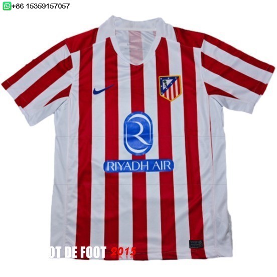 Maillot De Foot Thailande Domicile Concept Maillot Atlético Madrid 25/26