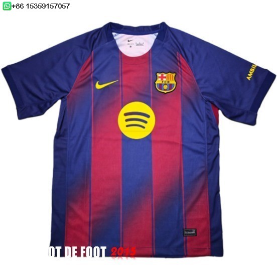 Maillot De Foot Thailande Domicile Concept Maillot Barcelona 25/26