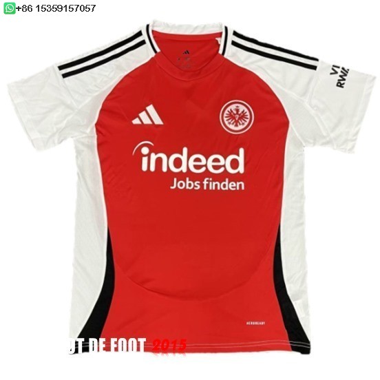 Maillot De Foot Thailande Domicile Concept Maillot Eintracht Frankfurt 25/26