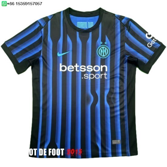 Maillot De Foot Thailande Domicile Concept Maillot Inter Milán 25/26