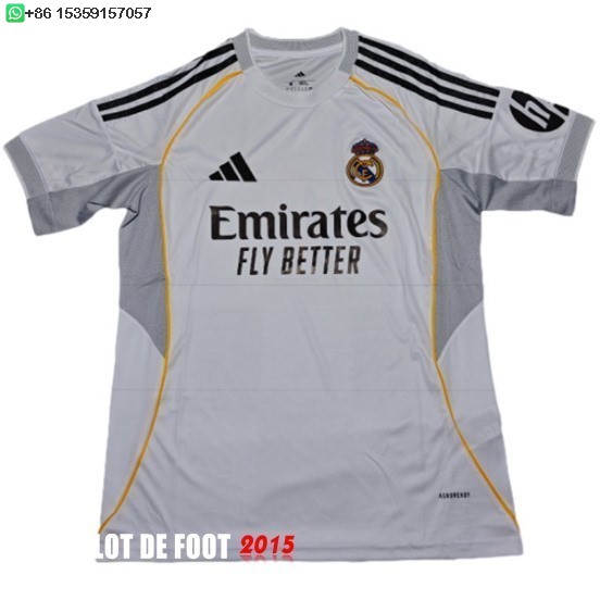 Maillot De Foot Thailande Domicile Concept Maillot Real Madrid 25/26