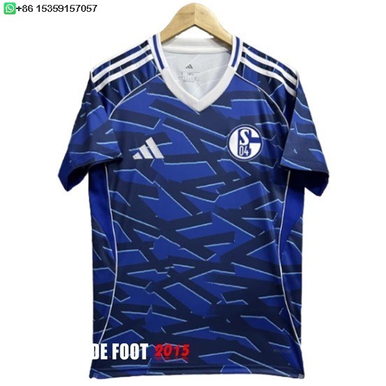 Maillot De Foot Thailande Domicile Concept Maillot Schalke 04 25/26