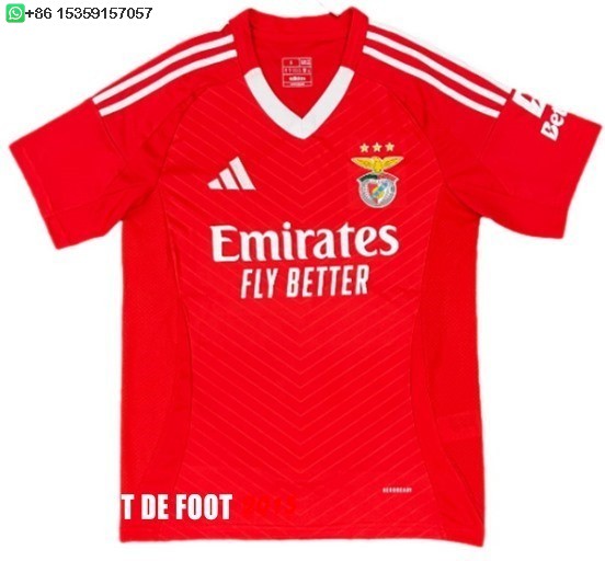 Maillot De Foot Thailande Domicile Maillot Benfica 24/25