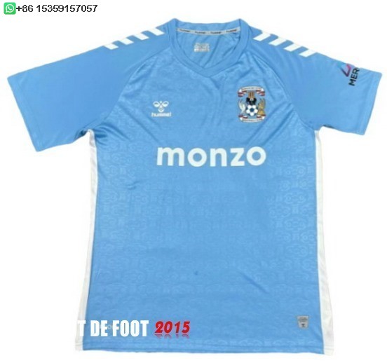 Maillot De Foot Thailande Domicile Maillot Coventry City 24/25