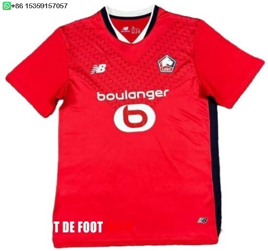 Maillot De Foot Thailande Domicile Maillot Lille 24/25