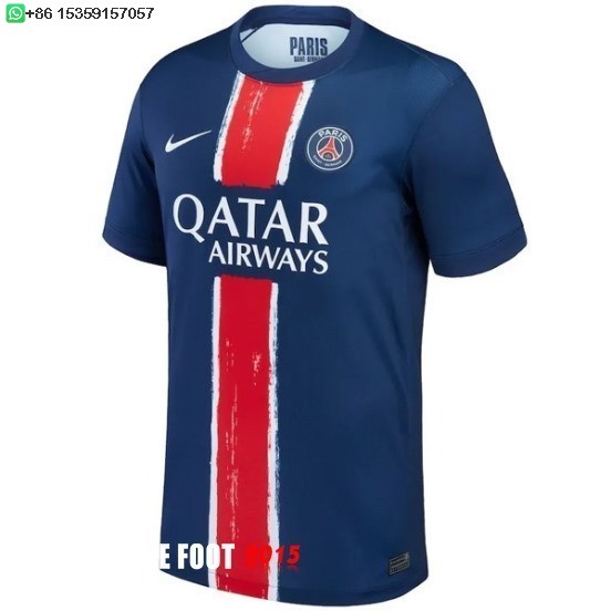 Maillot De Foot Thailande Domicile Maillot Paris Saint Germain 24/25