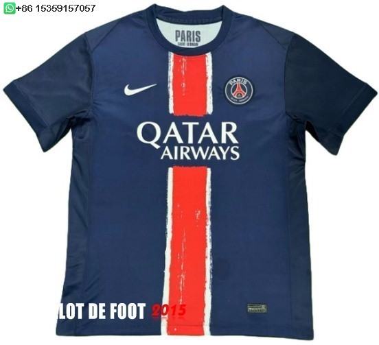 Maillot De Foot Thailande Domicile Maillot Paris Saint Germain 24/25