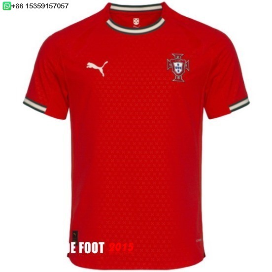 Maillot De Foot Thailande Domicile Maillot Portugal 2025