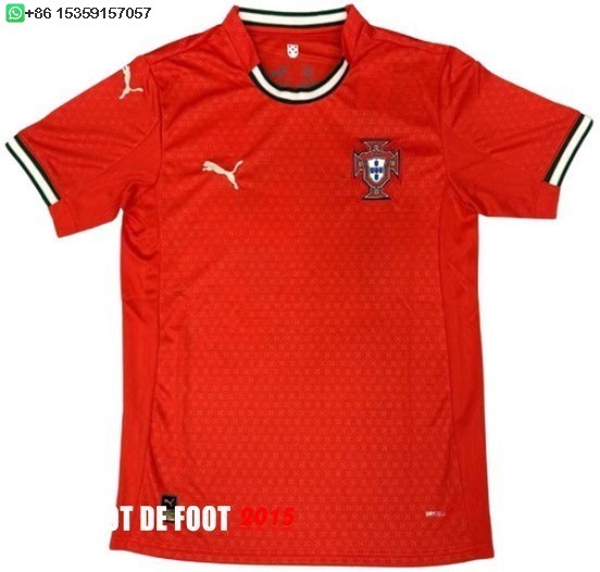 Maillot De Foot Thailande Domicile Maillot Portugal 2025
