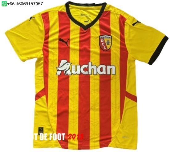 Maillot De Foot Thailande Domicile Maillot RC Lens 24/25
