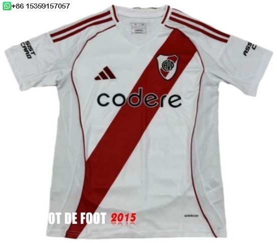 Maillot De Foot Thailande Domicile Maillot River Plate 24/25