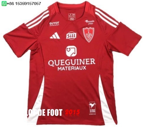 Maillot De Foot Thailande Domicile Maillot Stade Brestois 24/25