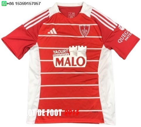 Maillot De Foot Thailande Domicile Maillot Stade Brestois 24/25 I
