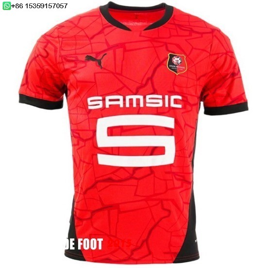 Maillot De Foot Thailande Domicile Maillot Stade Rennais 24/25