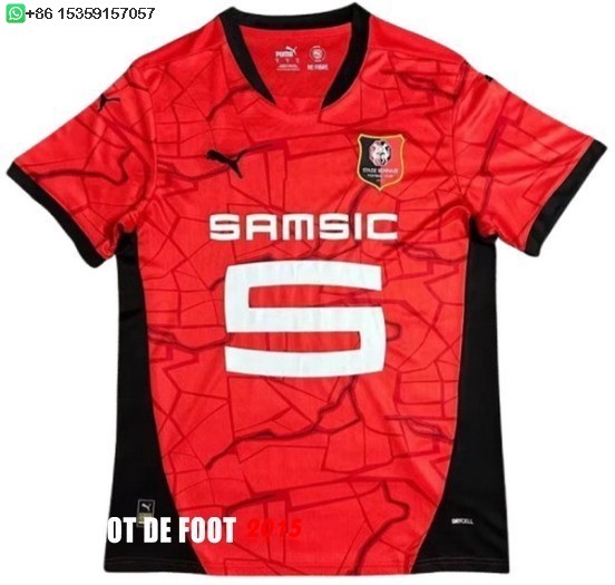 Maillot De Foot Thailande Domicile Maillot Stade Rennais 24/25