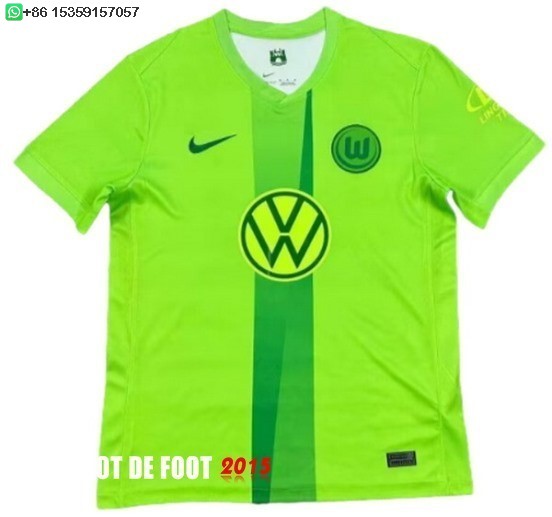 Maillot De Foot Thailande Domicile Maillot Wolfsburgo 24/25