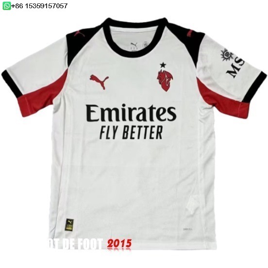 Maillot De Foot Thailande Exterieur Concept Maillot AC Milan 25/26