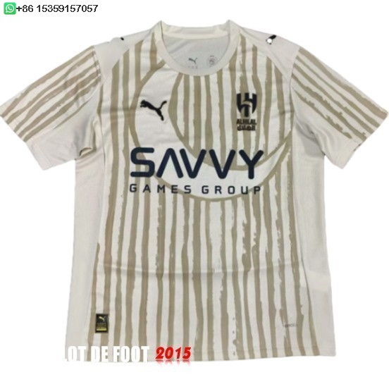 Maillot De Foot Thailande Exterieur Maillot Al Hilal Saudi FC 25/26