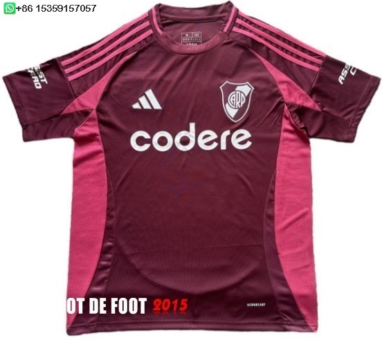 Maillot De Foot Thailande Exterieur Maillot River Plate 24/25