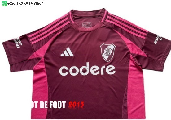 Maillot De Foot Thailande Exterieur Maillot River Plate 24/25
