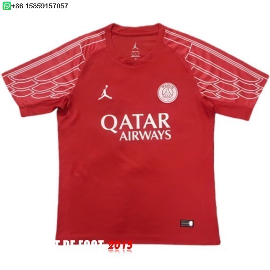 Maillot De Foot Thailande Gardien Maillot Paris Saint Germain 24/25 Rouge