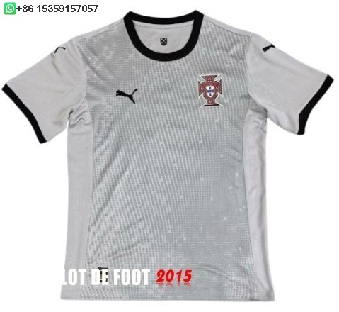 Maillot De Foot Thailande Gardien Maillot Portugal 2025 Gris