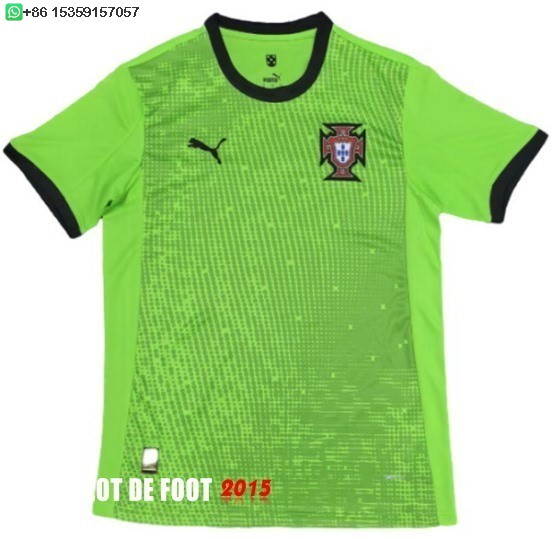 Maillot De Foot Thailande Gardien Maillot Portugal 2025 Vert