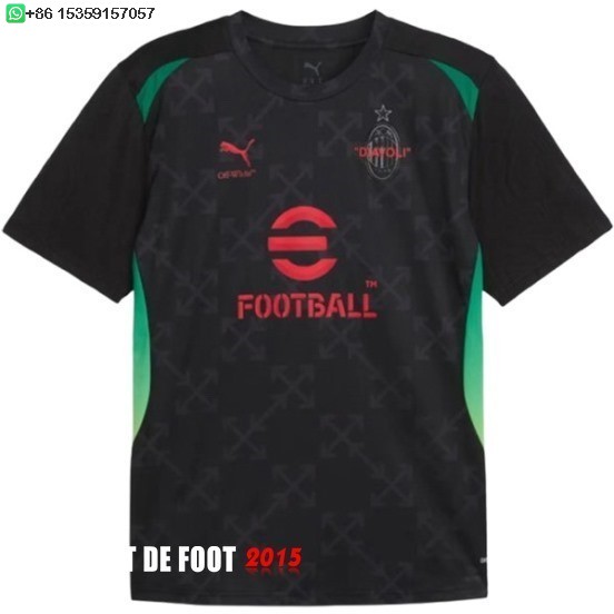 Maillot De Foot Thailande Spécial Maillot AC Milan 25/26 Noir