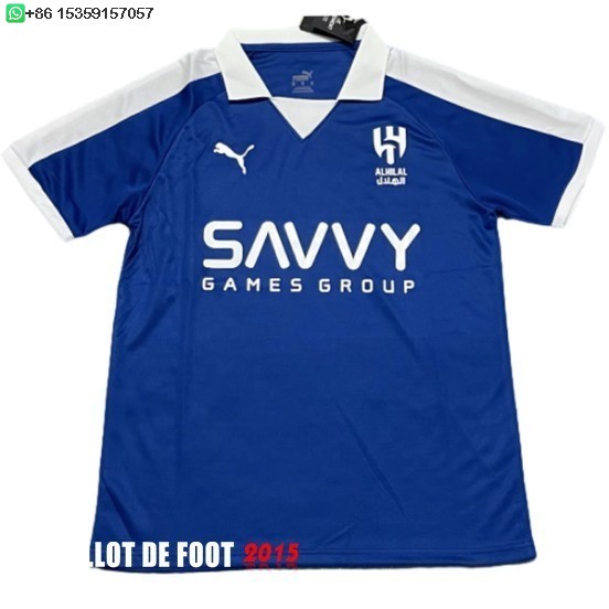 Maillot De Foot Thailande Spécial Maillot Al Hilal Saudi FC 24/25 Bleu