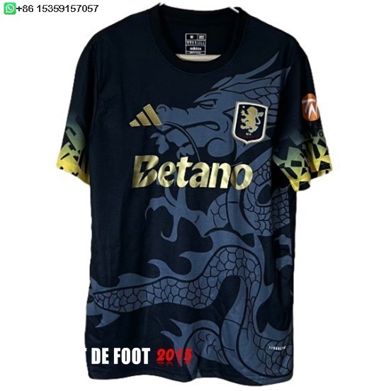 Maillot De Foot Thailande Spécial Maillot Aston Villa 25/26 Noir