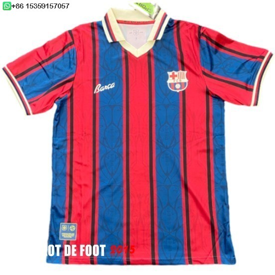Maillot De Foot Thailande Spécial Maillot Barcelona 25/26 Rouge Bleu