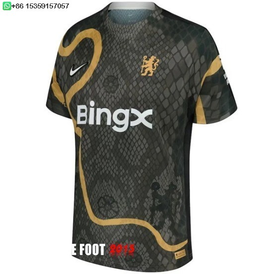 Maillot De Foot Thailande Spécial Maillot Chelsea 25/26 Noir