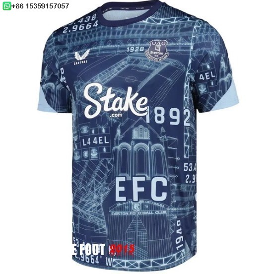 Maillot De Foot Thailande Spécial Maillot Everton 25/26 Bleu