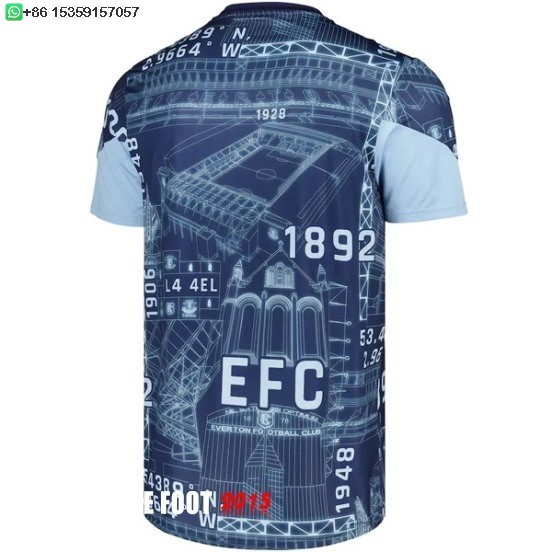 Maillot De Foot Thailande Spécial Maillot Everton 25/26 Bleu