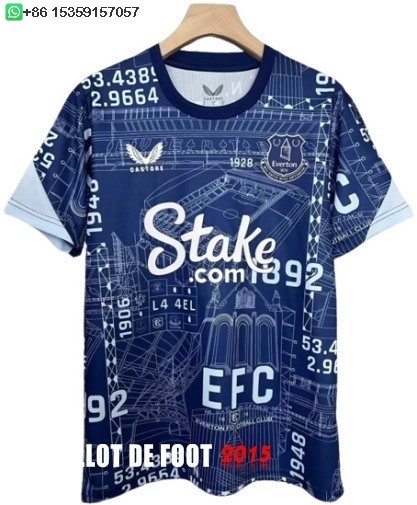 Maillot De Foot Thailande Spécial Maillot Everton 25/26 Bleu