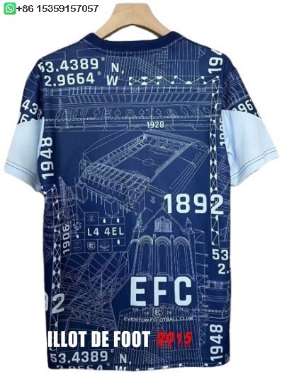 Maillot De Foot Thailande Spécial Maillot Everton 25/26 Bleu