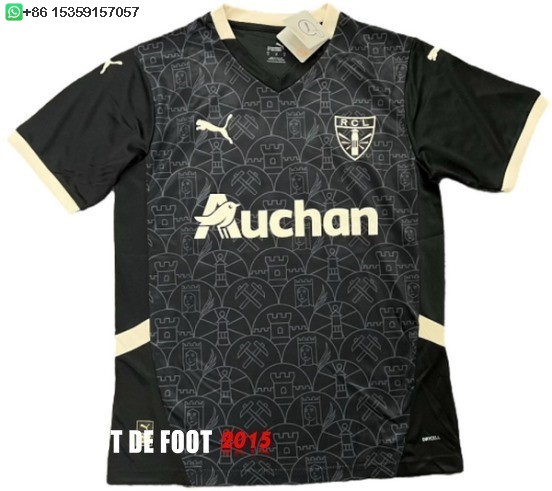 Maillot De Foot Thailande Spécial Maillot RC Lens 24/25 Noir
