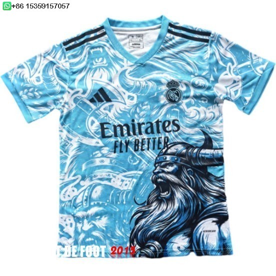 Maillot De Foot Thailande Spécial Maillot Real Madrid 25/26 Bleu Blanc