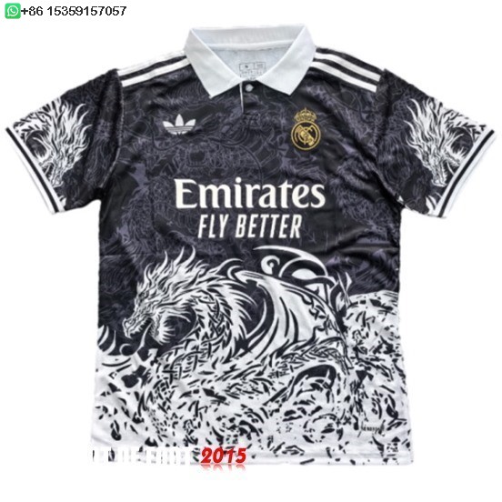 Maillot De Foot Thailande Spécial Maillot Real Madrid 25/26 Noir Blanc