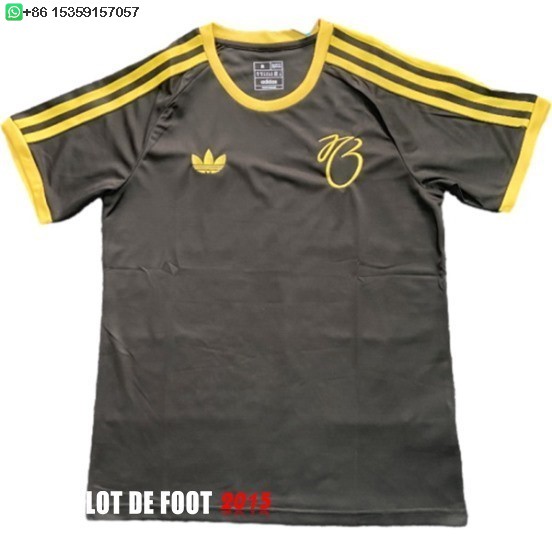 Maillot De Foot Thailande Spécial Maillot Real Madrid 25/26 Noir Jaune