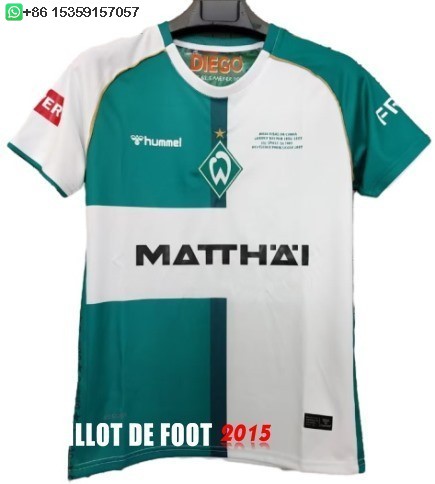 Maillot De Foot Thailande Spécial Maillot Werder Bremen 24/25 Vert