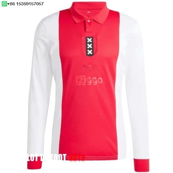 Maillot De Foot Thailande Spécial Manches Longues Ajax 25/26 Rouge