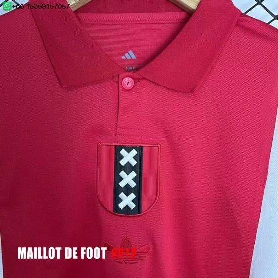Maillot De Foot Thailande Spécial Manches Longues Ajax 25/26 Rouge