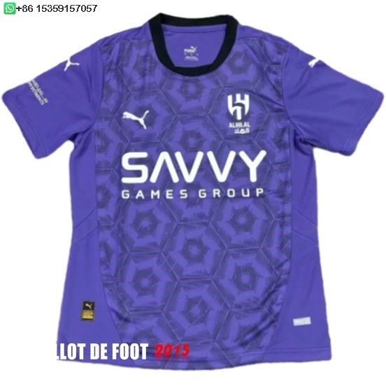 Maillot De Foot Thailande Third Maillot Al Hilal Saudi FC 24/25