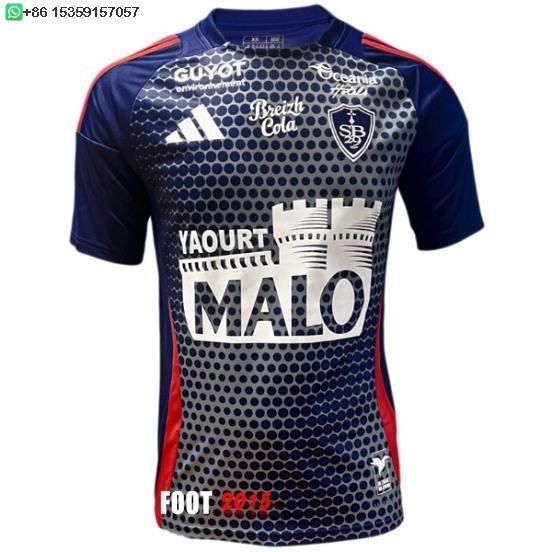 Maillot De Foot Thailande Third Maillot Stade Brestois 24/25