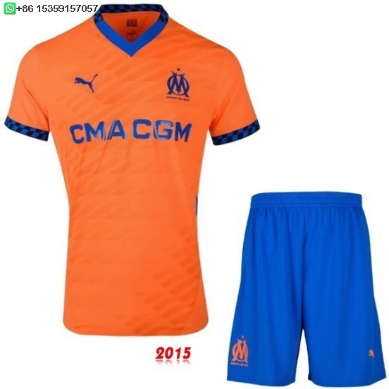 Maillot De Foot Third Conjunto De Enfant Marseille 24/25
