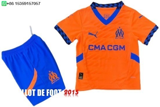 Maillot De Foot Third Conjunto De Enfant Marseille 24/25