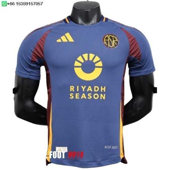 Maillot De Foot Third Joueurs Maillot As Roma 24/25