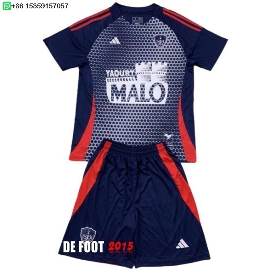 Maillot De Foot Third Maillot Ensemble Complet Homme Stade Brestois 24/25